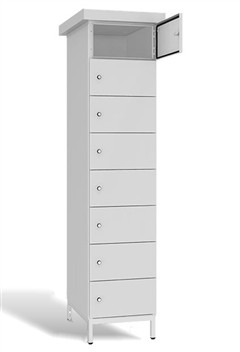 Outdoor Ladeschrank mit Steckdosen